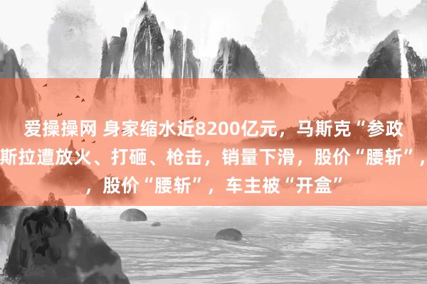 爱操操网 身家缩水近8200亿元，马斯克“参政”引火烧身！特斯拉遭放火、打砸、枪击，销量下滑，股价“腰斩”，车主被“开盒”